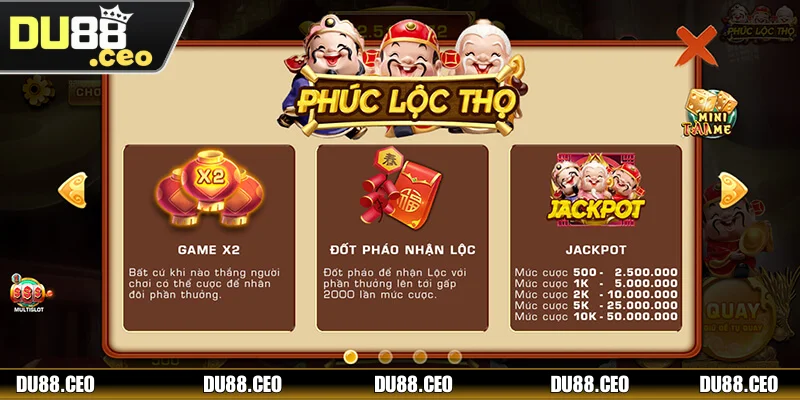 Nổ Hũ Phúc Lộc Thọ - Cơ Hội Đổi Đời Trong Vài Phút Cần nắm vững các quy tắc chơi tại DU88