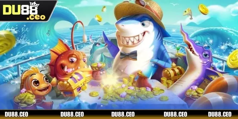 Bắn Cá Online DU88 - Săn Phần Thưởng Lớn Hàng Ngày Đồ họa đại dương sống động, hiệu ứng hấp dẫn