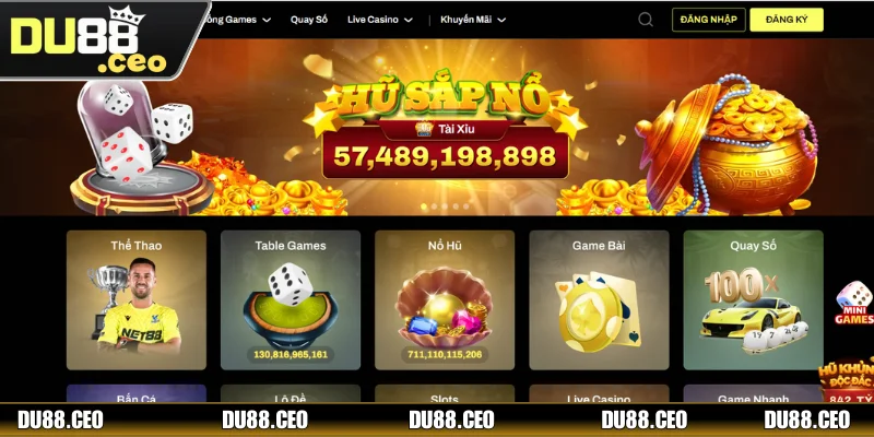 Đánh Lô Đề Online DU88 Mang Lại Cơ Hội Thắng Cực Lớn Tất cả các hình thức đều được người tham gia yêu thích